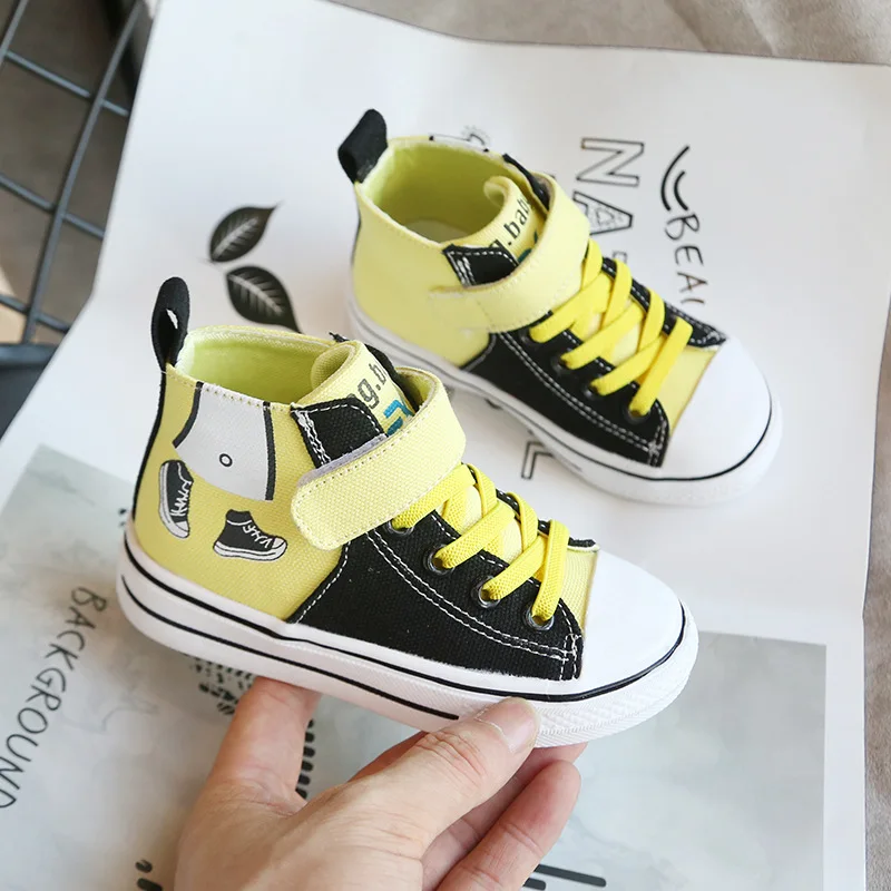 2019 новые детские классные граффити брезентовые спортивные ботильоны для