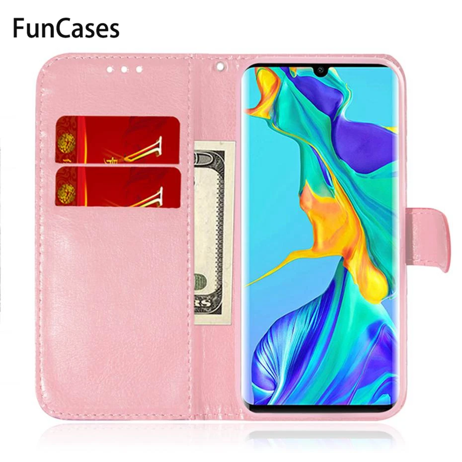 Лазерный флуоресцентный флип-чехол для Huawei P30 P20 Mate 20 Pro Lite Y5 Y6 Y7 Y9 P Smart Z 2019 Plus Honor 9X 8X