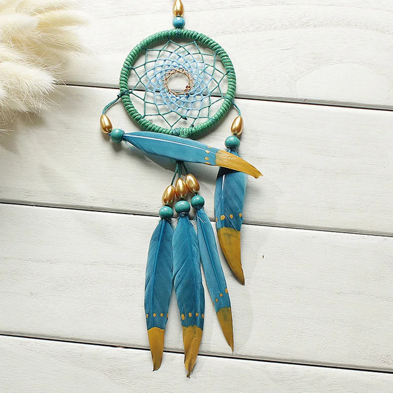 

Romantic Dream Catcher Car Pendant Hand Made Living Room Interior Decoration Gifts For Friends Meaning Blessing Best Wishes