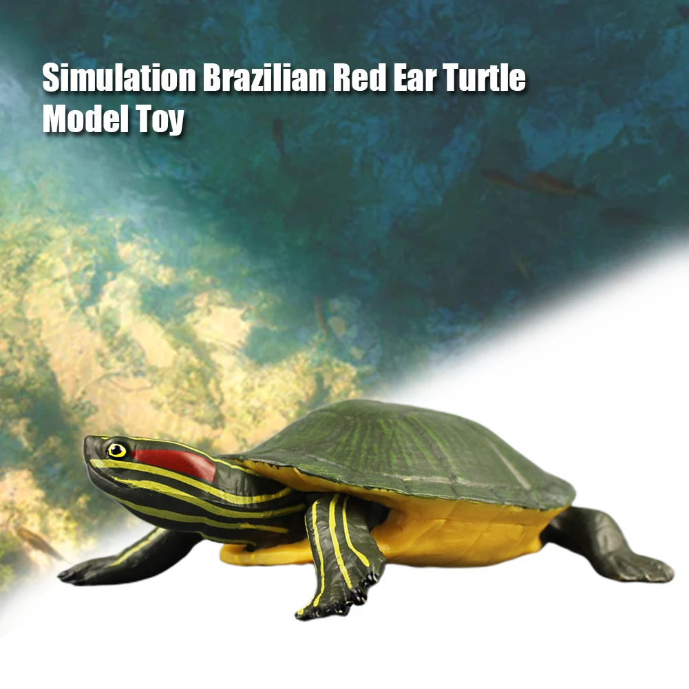 Игрушечная имитация морской черепахи модель игрушка подарок миниатюрные