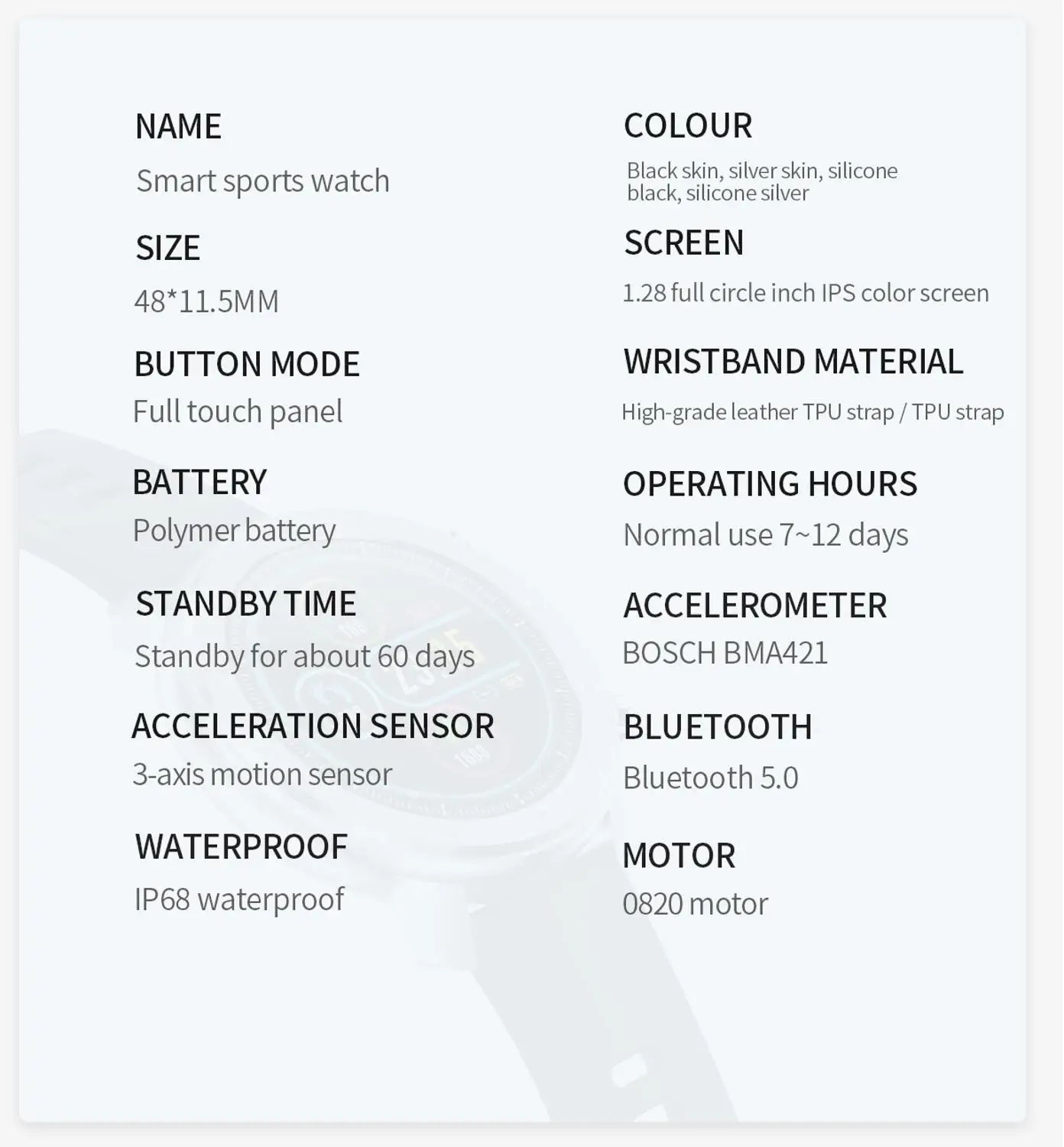 

CZJW JW12 smart watch fitness tracker bracelet heart rate monitor ip68 waterproof Muti-watch faces wearable device electronic