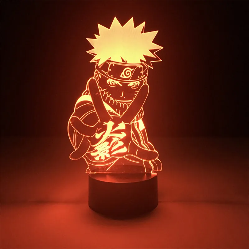 

3D Lamp Led Night Light Cartoon Japanese Manga Anime Friendship Comic Sensor Lamp nightlight