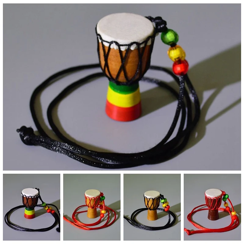 Деревянная подвеска Djembe в этническом стиле для женщин и мужчин | Украшения