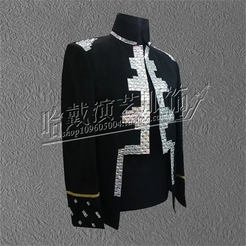 S-6XL! Сценическая одежда индивидуального размера новая мужская с блестками