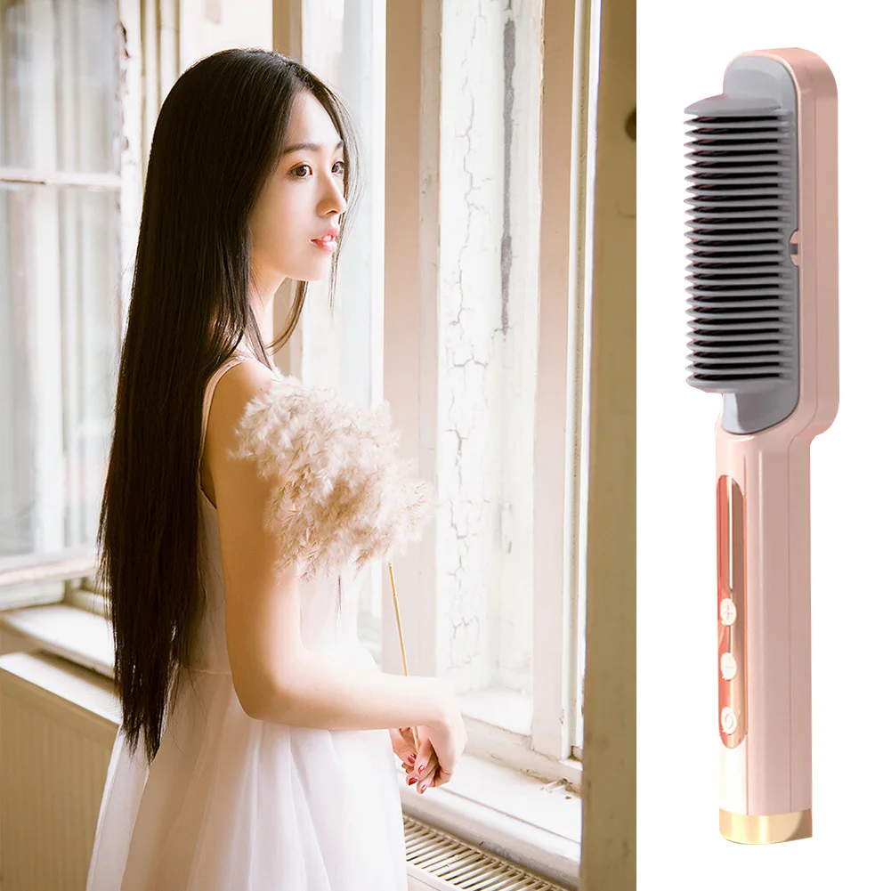 

Прическа салон Сделай Сам DIY бигуди для волос инструмент для укладки волос прямые волосы кисточки Быстрый обогреватель Электрический выпря...