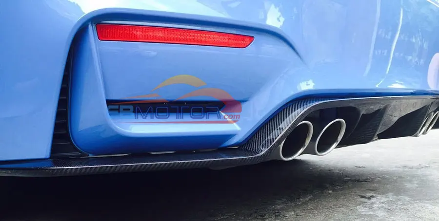 3K настоящее углеродное волокно 3D стиль задний диффузор для BMW F80 M3 F82 M4 2014UP B243 |