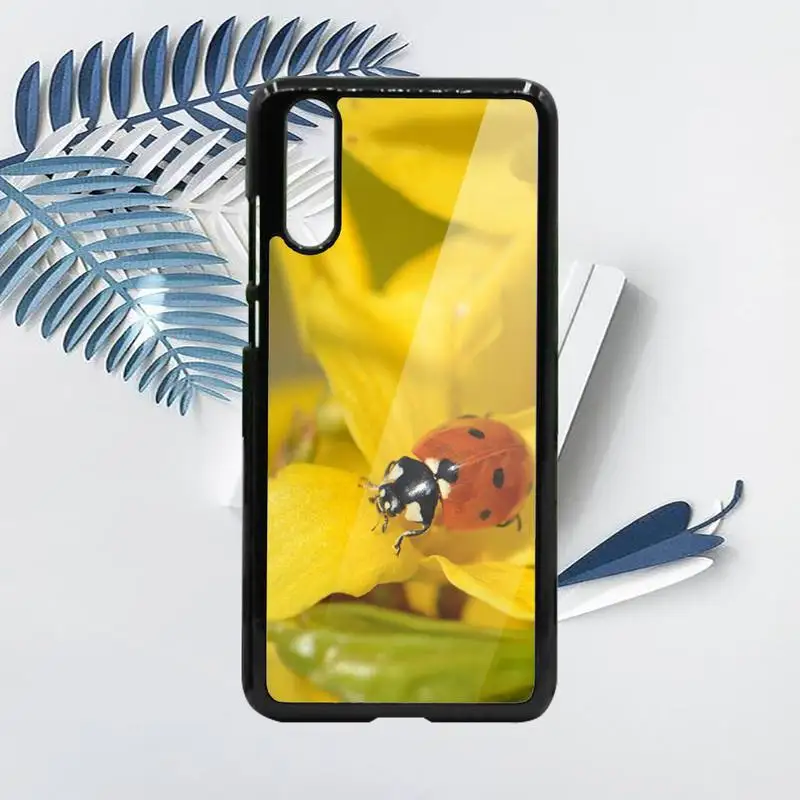 

Four leaf clover ladybug animal Phone Case PC For Samsung galaxy S note 8 9 20 10 e lite2019 plus pro ultra