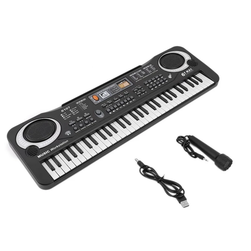 

61 Keys Digital Music Electronic Keyboard Board Toy Gift Electric Piano Organ For Kids Multifunction And Delicate