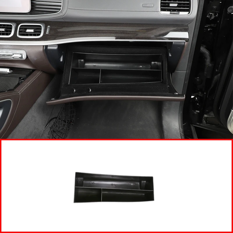 

LHD Car Co-пилотная перчатка ящик для хранения Контейнер лоток Организатор для Mercedes Benz GLE Class GLE350 400 W167 2020 аксессуары