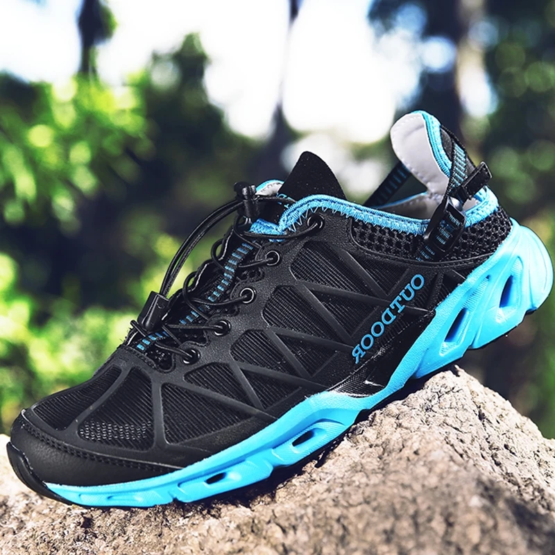 Кроссовки унисекс на резиновой платформе быстросохнущие износостойкие