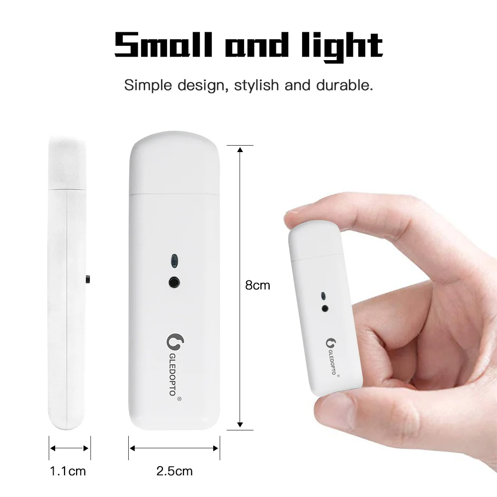 Gledopto Zigbee-RF Bridge Smart Convert RF to Zigbee Signals Compatible Gateway Smartphone APP Control Voice Echo | Лампы и освещение