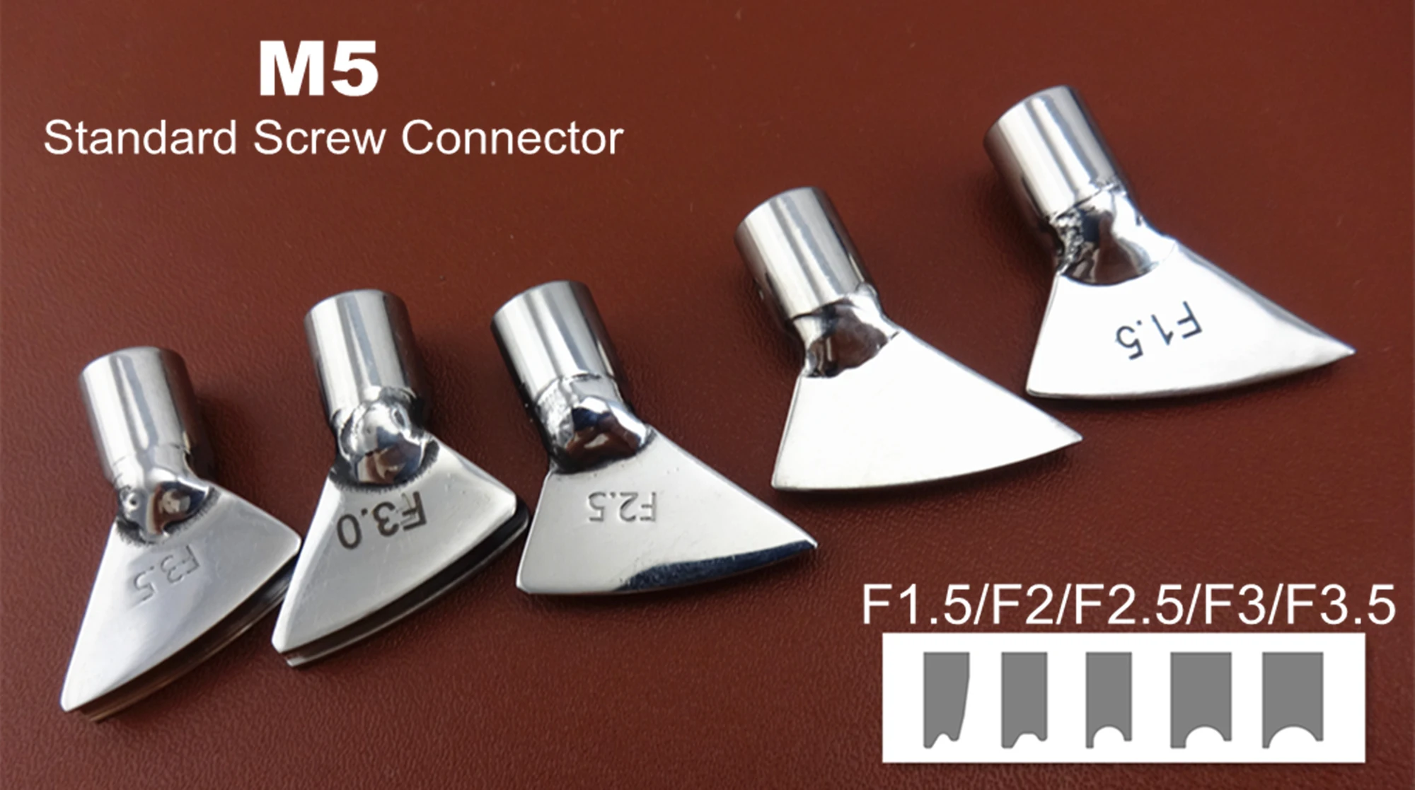 6 видов F Тип Кожа ремесло Электрический край Crease окантовка Creasing машина паяльник