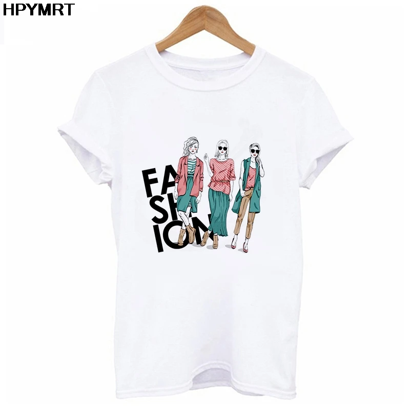 Женская футболка с интересным принтом в виде иллюстрации Футболка Harajuku женские