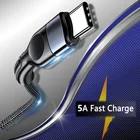 Зарядный кабель Micro USB Type-C для телефона, 5 А