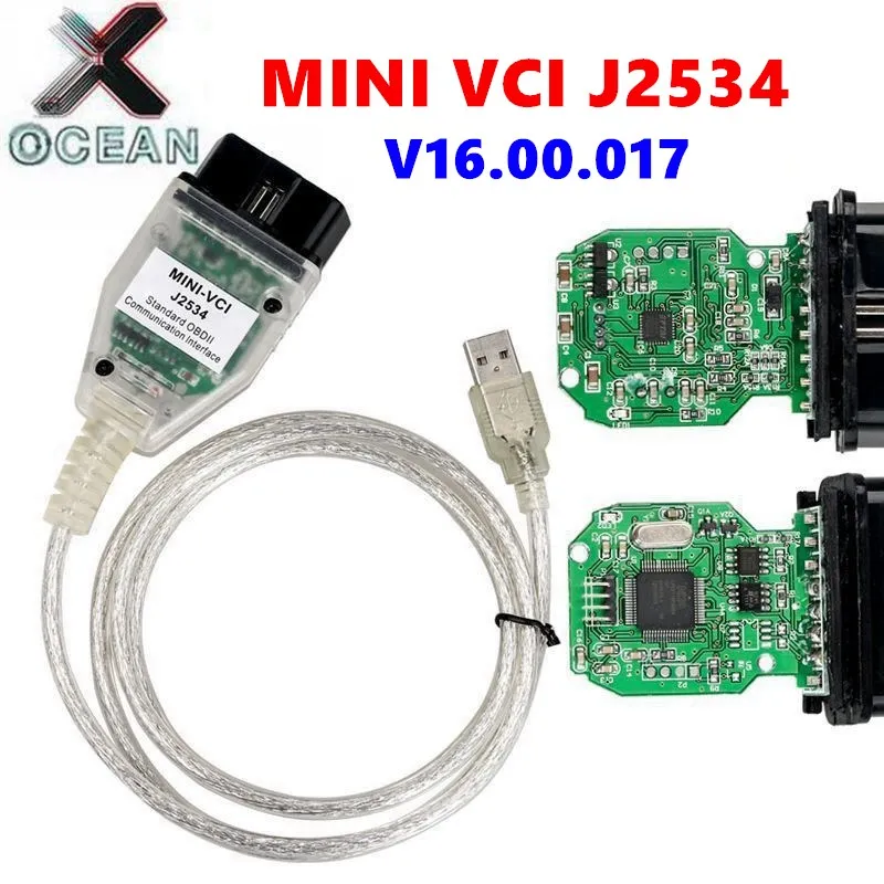 Самый дешевый мини VCI для TOYOTA V16.00.017 один кабель Поддержка Toyota TIS OEM