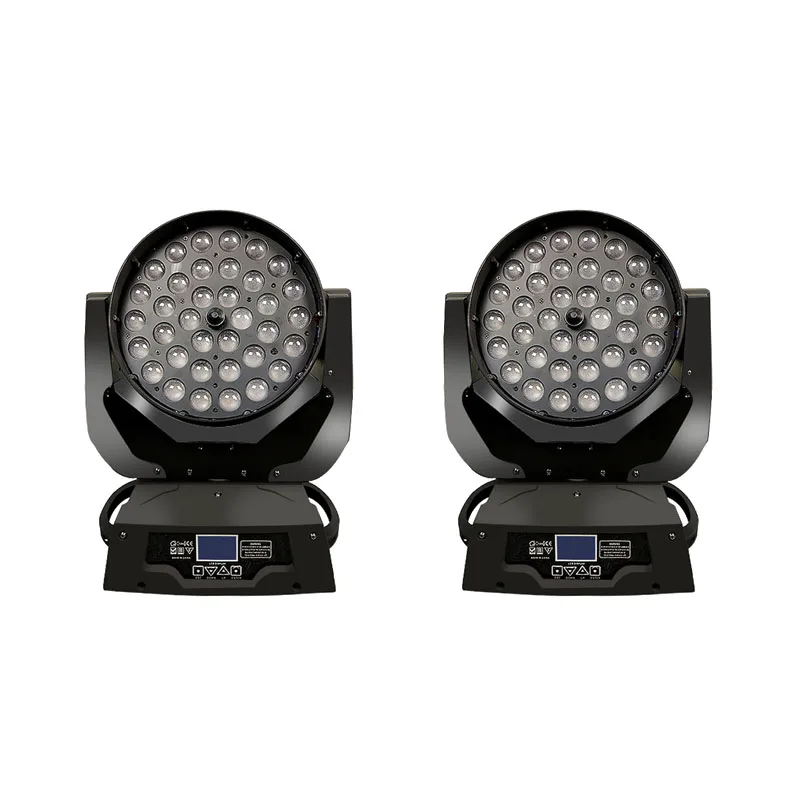 2 шт./лот высокое качество RGBW 4 в 1 led moving head light 36x12 Вт zoom heads вечерние дискотека |