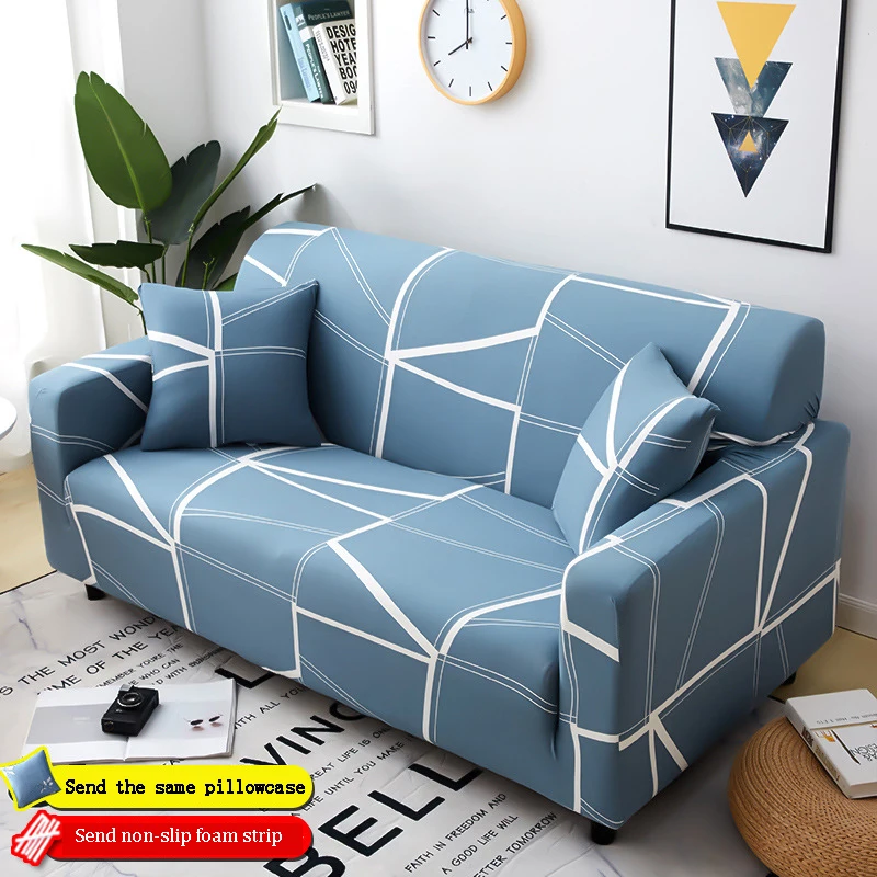 3 местный эластичный диван подлокотник крышка Slipcover стрейч для гостиной Универсальный нескользящий все включено мебель протектор