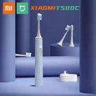 Новая звуковая электрическая зубная щетка Xiaomi T500C, беспроводная перезаряжаемая Водонепроницаемая ультразвуковая зубная щетка Mijia, работает с приложением Mijia