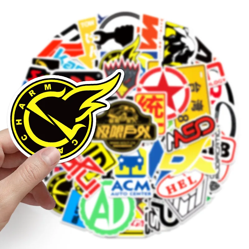 50 шт. изменение гоночный автомобиль Экстремальные виды спорта аниме