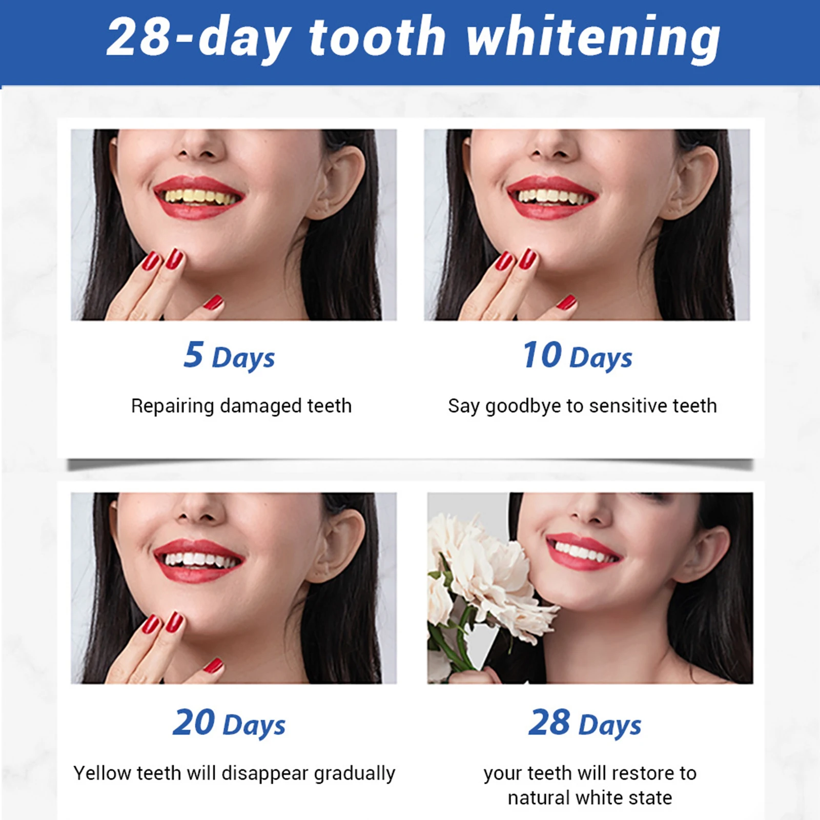 

Teeth Whitening Strips Fast-Result Whitening strips Non-Sensitive Day/Night/Bamboo Charcoal Style for Tooth Whitening SO