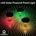 Водонепроницаемый светодиодный светильник на солнечной батарее, многоцветный плавающий светильник для бассейна, декоративный светильник для сада