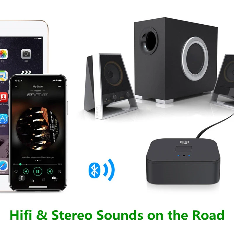 Аудио ресивер DISOUR RCA NFC 5 0 Bluetooth 3 мм Aux разъем|Адаптеры и брелки USB/Bluetooth| |