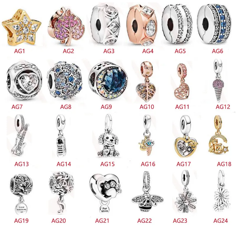 

New 925 Sterling Silver Beads Christmas Charm fit Original Bracelet Christmas Jewelry