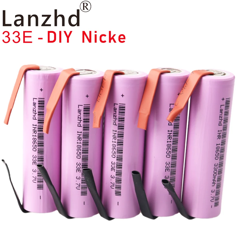 Литиевый аккумулятор 18650 литий ионные перезаряжаемые батареи 3 7 в 35E 3300 мАч VTC7 + DIY