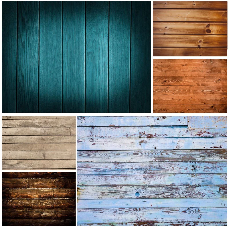 

Vinyl Retro Wooden Floor Children Baby Portrait Photography Backdrops For Photo Studio Background Props 21129 XTMB-03