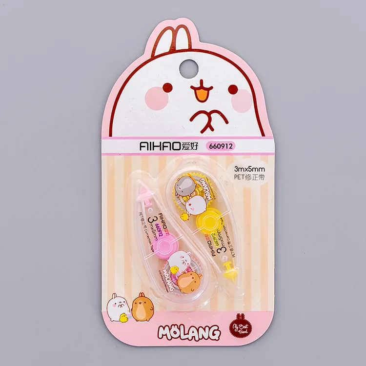 2 шт мультфильм Свежий Простой Прозрачный коррекция лента портативная 6 м офисные