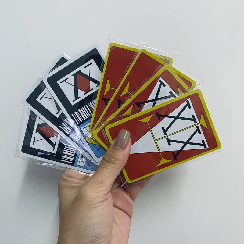 ПВХ игрушки для аниме Hunter X лицензия на карты японское GING FREECSS Killua Zoldyck Kurapika значок