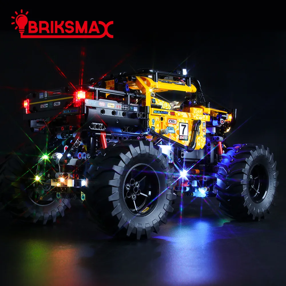 BriksMax светодиодный светильник для Technic 42099 4X4 X-treme Off-Roader светильник ing Set(не включает модель