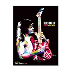 HD печатные классические абстрактно разрисованный Эдди Van Halen гитары художественный плакат на холсте украшения комнаты рамки