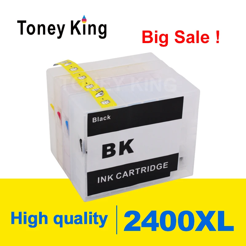 

Toney King Refillable Ink Cartridge For Canon PGI-2400 MAXIFY IB4040 iB4140 MB5040 MB5140 MB5340 MB5440 Printer