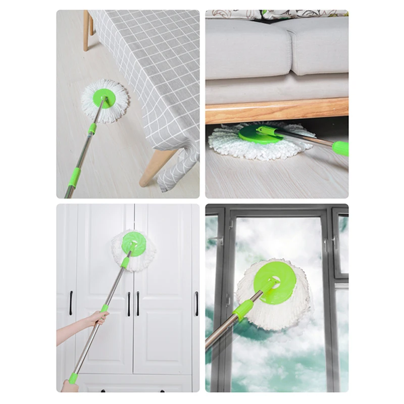 

Mop Bucket Floor Cleaning System Portable Rotation for Home Living Room