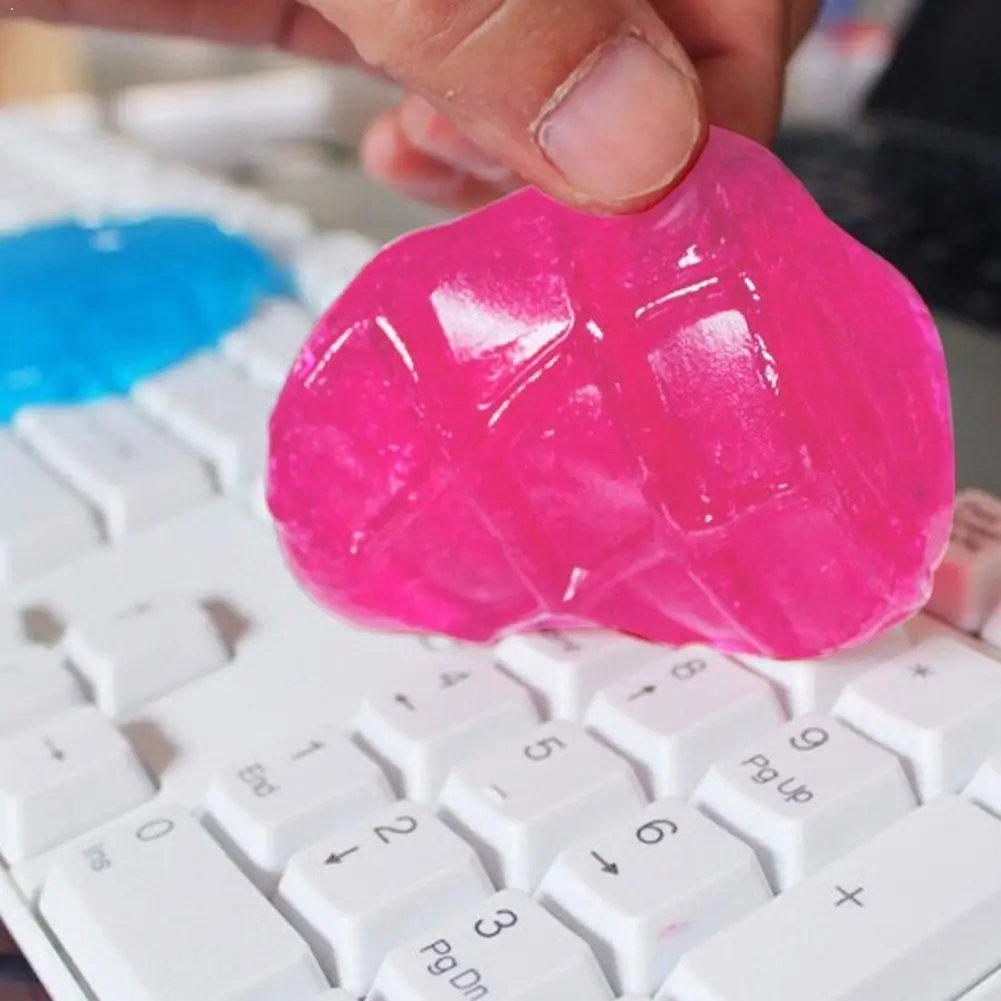 Мягкая липкая гель-слизь для очистки от пыли клавиатуры цифровой зеркальной