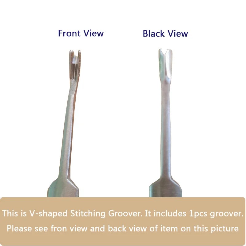 Тонкий кожаный нож U или V инструмент для самостоятельного обрезания кожевенного