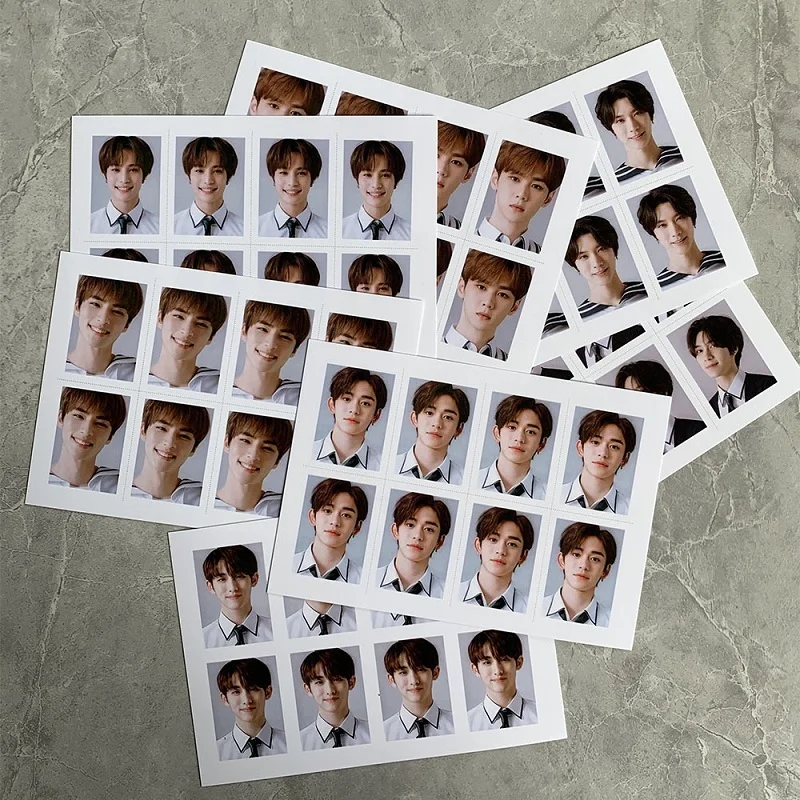 

KPOP WAYV Prestige V BACK TO SCHOOL One-inch Photo Of The Same ID Card Around HENDERY TEN Hot Sale