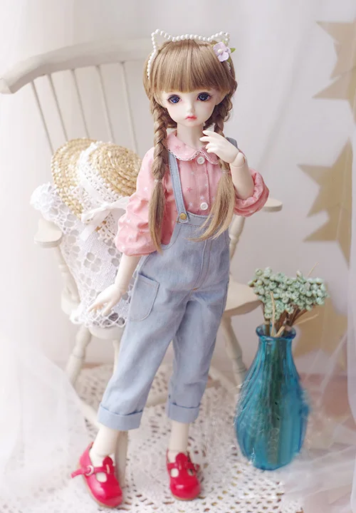 BJD куклы парики молочный чай коричневый Имитация мохера для 1/3 1/4 1/6 1/8 DD S девушки