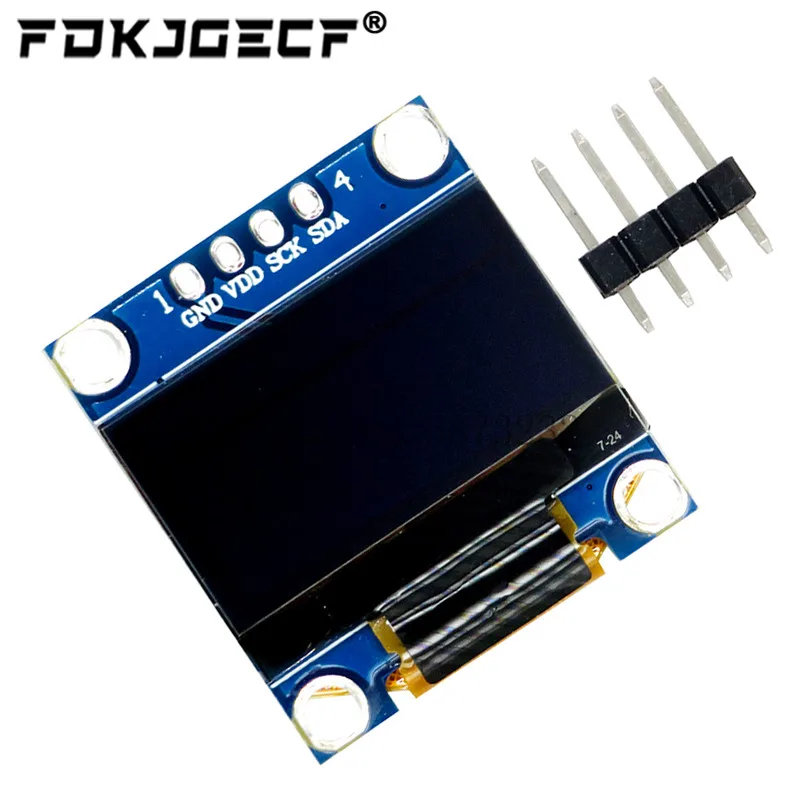 Последовательный белый модуль дисплея oled IIC 128X64 I2C SSD1306 0 96 12864 GND VDD SCK SDA для Arduino