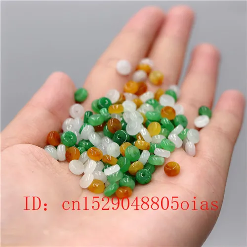 Сделай Сам натуральные трехцветные нефритовые бусины Jadeite Septa изумрудные