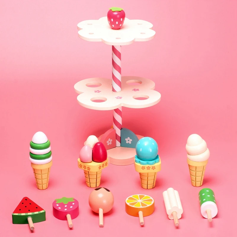 

Baby Toys Simulation Wooden Toys Pretend to Play Kitchen Food Baby Toys Food