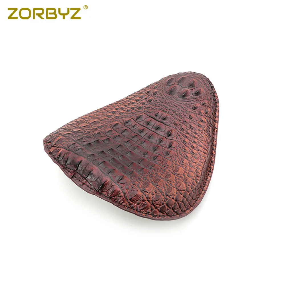 ZORBYZ мотоциклетное коричневое сиденье из искусственной кожи крокодила для Honda