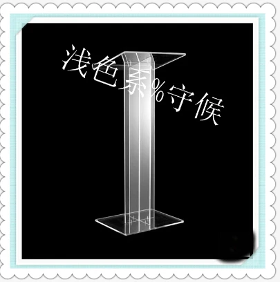 Hot selling/Clear Square Stable Lucite/Acrylic Lectern for Multimedia Teaching |