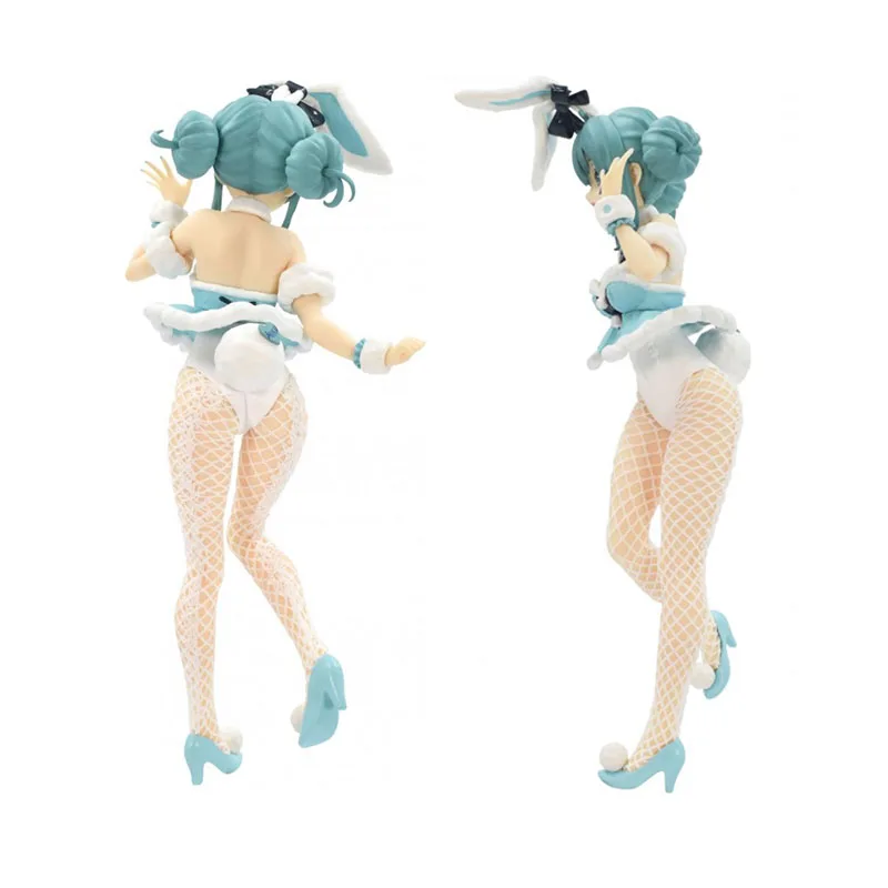 

Original 2021 Anime Hatsune Miku Figure 3Rd White Bunny Girl 30Cm Pvc Action Model collection Toys