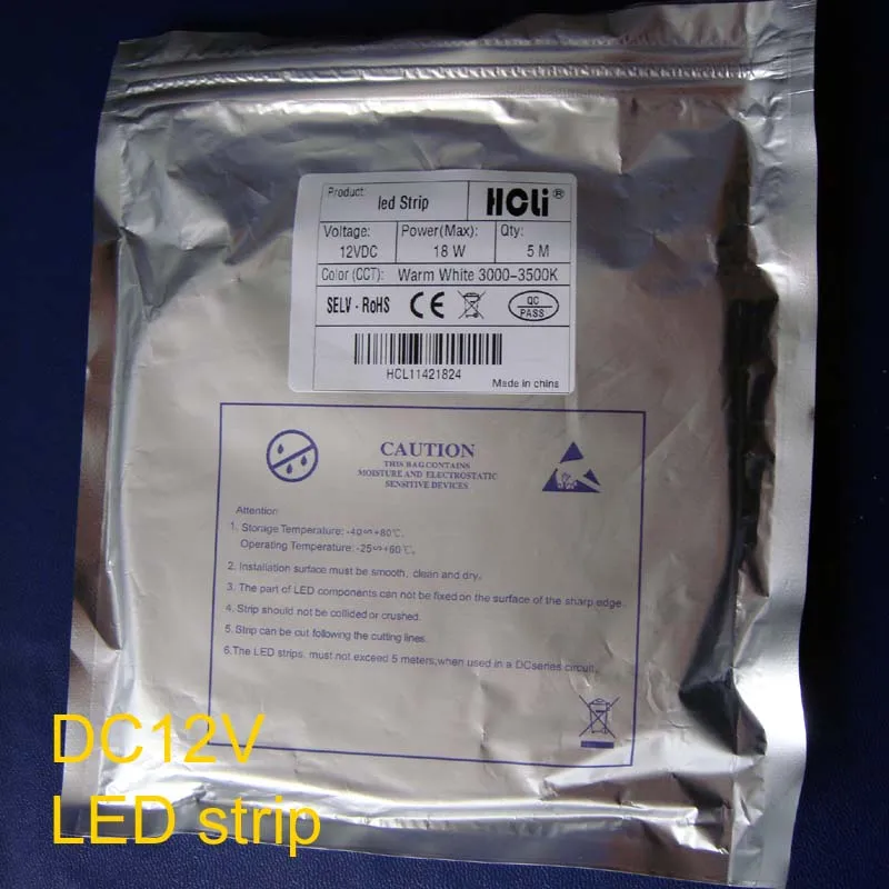 Высокое качество светодиодная гибкая лента постоянного тока 12 В