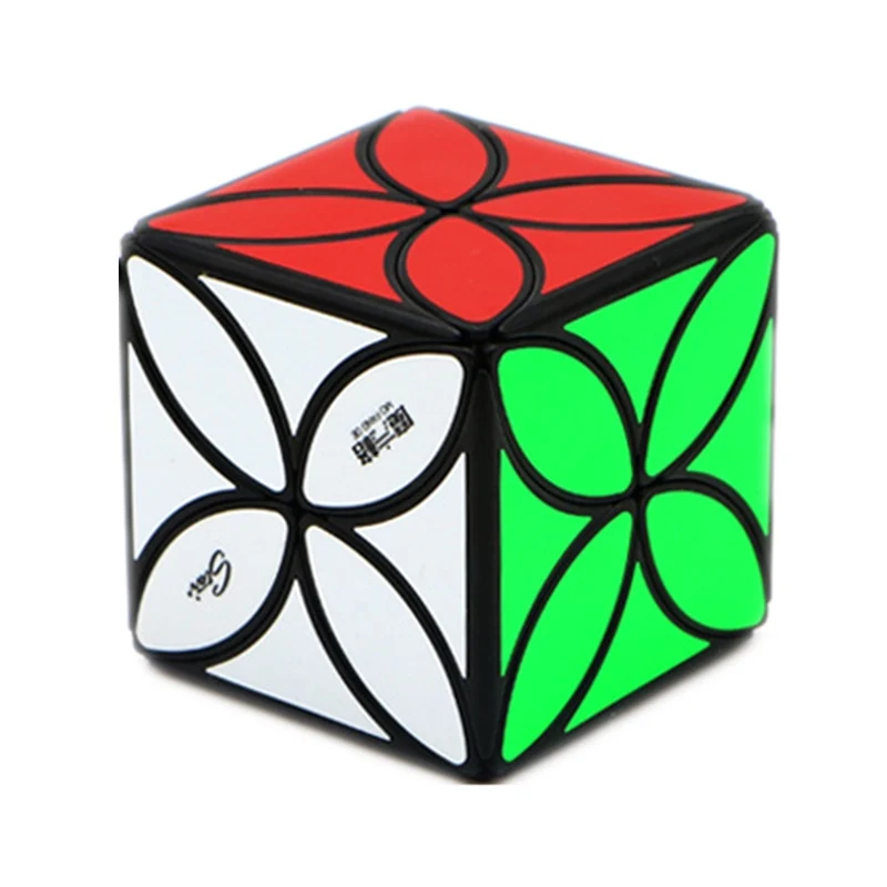 QIYI четырехлистный клевер волшебный кубик игрушка для взрослых детей скоростная