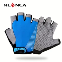 neenca cycling gloves bicycle gloves cycling gloves mountain anti slip shock absorbing breathable half finger bike sport gloves