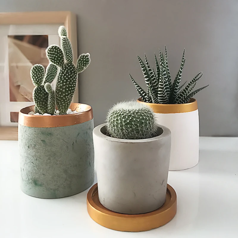 Круглые формы для горшков бетона силиконовые цветочного горшка дизайнерские