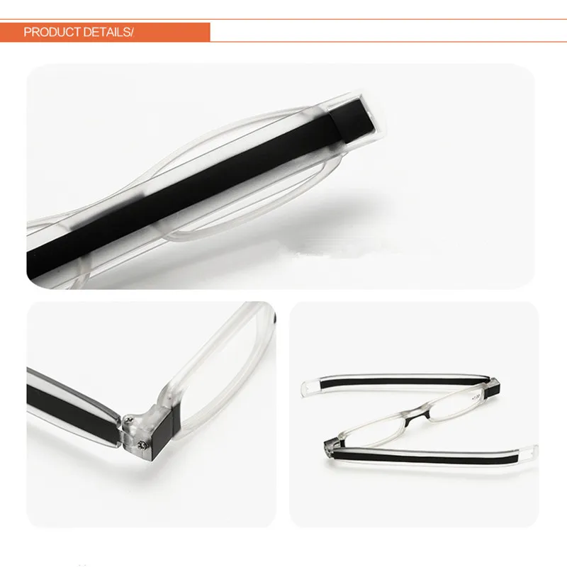 Модные мини легкие складные очки для чтения PANDER портативные женские и мужские